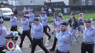 Cloughfern Young Conquerors FB @ Rathcoole Protestant Boys FB 15th Anniversary Parade 29/06/24