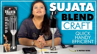 Sujata Premium Hand Blender with 180W Powerful Motor | Best hand Blender 2024