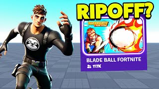 I Tried Blade Ball In FORTNITE