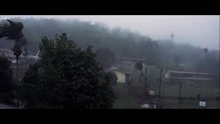 Early morning rain is pleasant  View From My Room | Heavy Rain Sounds | Study, Drawing or Relax