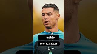 Cristiano Ronaldo Net Worth, Salary in Daily, Weekly, Monthly, and Yearly #shorts