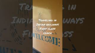 Traveling in First class coach | Indian railways | Kanyakumari #shorts