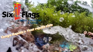 We Got DRENCHED on Congo Rapids at Six Flags GAdv + New Quick6 Automated Store Walkthrough