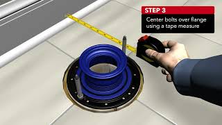 TOILET FLANGE REPAIR KIT: Toilet Repair Kit. Toilet Parts: Toilet Seal, Toilet Bolts, & Toilet Caps