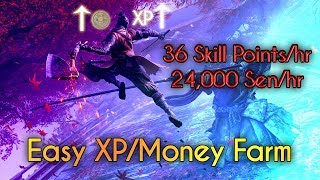 Sekiro™ Shadows Die Twice - Early Game Farming - ~36 Skill Points & ~24,000錢 an Hour