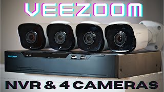 VEEZOOM NVR BOX WITH 4 CAMERAS (Setup & Info)