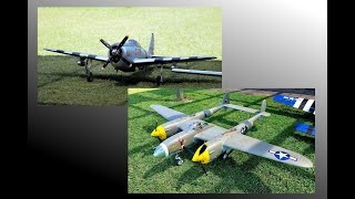 FMS P-47 Thunderbolt and Flightline P-38 Lightning share the skies at WRCS