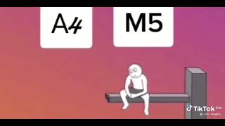 A4 VS M5 #а4 #м5