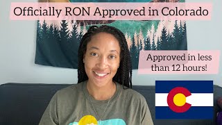 Officially Remote Online Notary (RON) approved in Colorado! Step by Step process!