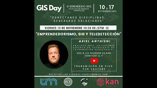 GIS Day. EMPRENDEDORISMO, SIG Y TELEDETECIÓN.