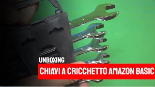 unboxing kit di chiavi a cricchetto amazon basic