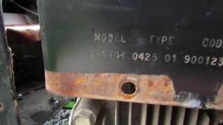 How to decode a Briggs and Stratton code number