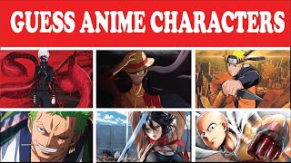 Guess ANIME Characters: 50 Famous Anime Characters