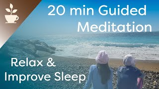 20 min Yoga Nidra | Peaceful Ocean | Deep Relaxation & Better Sleep