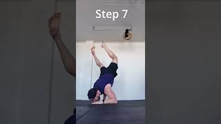 How to do a hand stand #fitness #howto