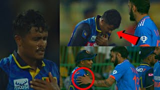 Virat Kohli's heart winning gesture when Jeffrey Vandersay crying and bow downs infront of Kohli |