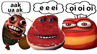 e e ei i'm on vacation vs oi oi oi red larva vs Brown Larva