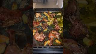 chicken steak with potatoes #reaction #shortvideo #amazing #food #foodlover #shorts