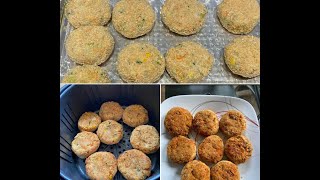 Mixed Vegetable Cutlets In Air Fryer | Try In Oven Also | Ideal For Making Veg Burger | वेज़ कटलेट