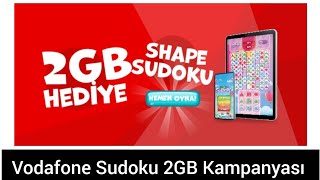 Vodafone Sudoku 2GB Kampanyası 2023