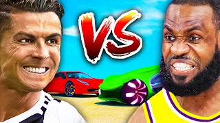 Ronaldo VS LeBron - Car Wars