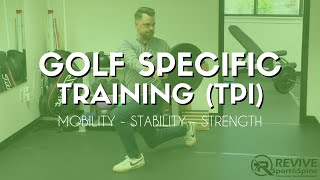 Golf Training: Mobility, Stability, and Strength | Phase 2 - TPI | Utah Sports Chiropractor