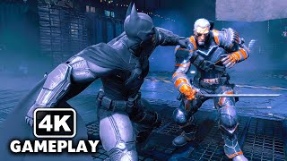 Batman vs Deathstroke Epic Fight - Batman Arkham Origins (4K 60FPS)