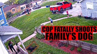 Fatal dog shooting.  Iowa cop uses his weapon on a family dog ...Was He Justifed?