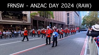 ANZAC Day March Fire + Rescue NSW (FRNSW) 2024 - Raw Footage