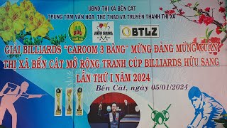 QUỐC BÌNH vs HIỆP DI | Cúp Bida Hữu Sang Bến Cát 2024