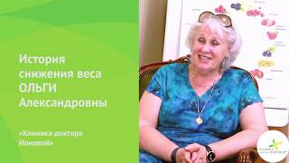 Видеоистория Ольги Александровны. Минус 20 кг в программе снижения веса.