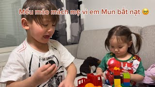 MUN BẮT ĐẦU NÓI NHIỀU TIẾNG VIỆT / BON NHẢY VÀ CHƠI CÙNG EM KHI MẸ BẬN