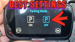 BEST parking mode settings on a permanent live next base dash cam