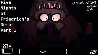 Five Nights at Friedrich's Demo | Part 1 (Night 1-2 & 4/20)