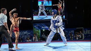 When The Best Taekwondo Fighter Meet God of Muay Thai You Won't Believe What Happens Next!