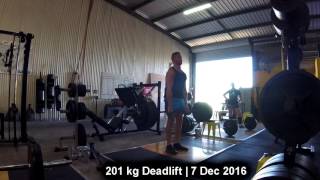 201 kg Deadlift | 7 Dec 2016