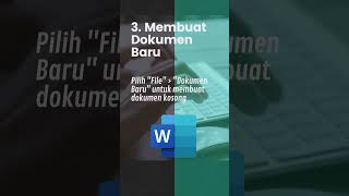 3  Membuat Dokumen Baru #microsoft #microsoftword #tutorial #tutorialmicrosoft