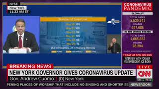 Cuomo: NY Coronavirus Cases Hit ‘Lowest Level’ Since Tracking Began