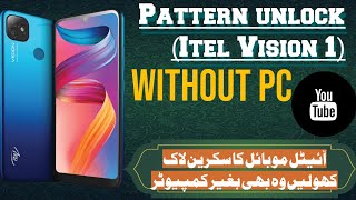 itel vision 1  Hard Reset | itel L6502 Factory Reset | itel vision 1 pro Pattern Unlock 2021 ||