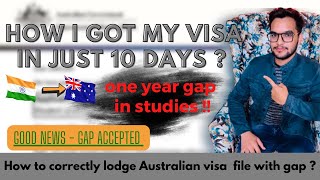 How I got my Visa with study gap within 10 days ? | how to apply visa with gap ? | Gap explanation.