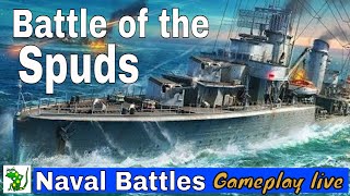 Battle of the Spuds! - World of Warships Legends - Naval Battle Count ins - Live