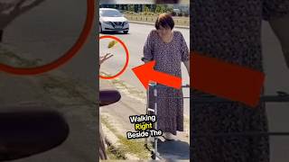 Bikers Defend Elderly Lady After Rude Encounter #shorts