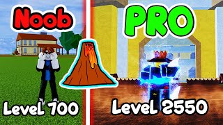 Blox Fruits Noob to Pro BUT, with AWAKENED Magma Fruit! Level 1 To MAX Level! - Final Part!