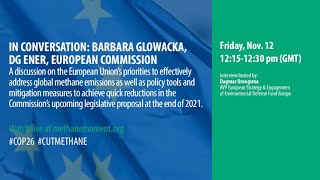 In conversation with Barbara Glowacka, DG ENER, European Commission | COP26