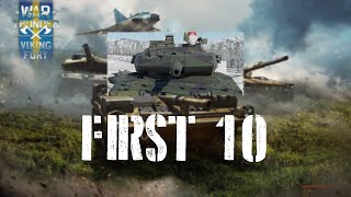 War Thunder First 10: Strv 122B+ With slpprj m/95 APFSDS