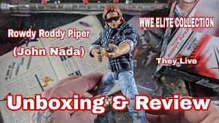 WWE Elite Collection: Rowdy Roddy Piper (John Nada) from They live. Classic Movie Characters