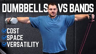 Which Is Better For Your Home Gym - Dumbbells or Resistance Bands?