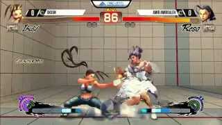 Okuun (Ibuki) vs Amir Amirsaleh (Rose) - EVO 2015 USF4 Pools - 720p/60fps