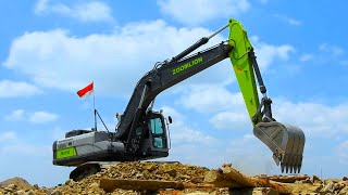 Zoomlion ZE215SE Excavator Working Landscaping Dirt Surface