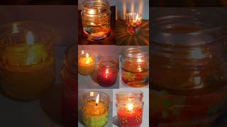 DIY Water Candle Making at Home. Candle Making Idea #shorts #ytshorts #diwali #decor #youtubeshorts